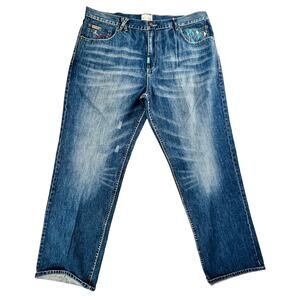 LRG Lifted Research Group Travel Unravel Mens Jeans 42x34